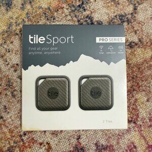 New Tile Sport Pro Series 2 Pack Bluetooth Tracking Devices For Gear & Valuables